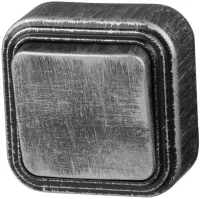 Выключатель одноклавишный наружный Стандарт серебро ЮПИТЕР JP7431-01