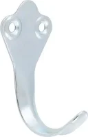 Крючок-вешалка №2 белый цинк STARFIX SMP-51784-1