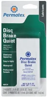 Смазка Смазка для предотвращения шума дисковых тормозов Permatex Disc Brake Quiet 2пак по 7,4мл(14,8мл) PERMATEX 80729