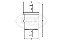 ST 335 SCT GERMANY Топливный фильтр