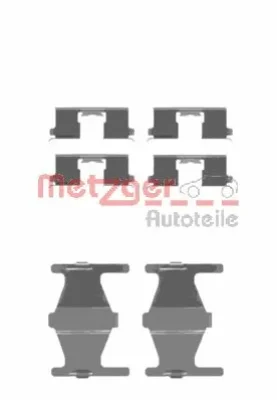 109-1204 METZGER Комплектующие (ремкомплект), колодки тормозные