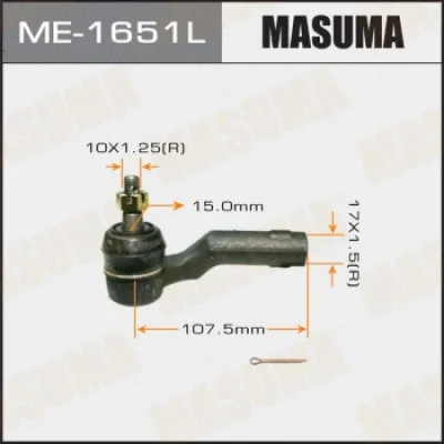 Наконечник поперечной рулевой тяги MASUMA ME-1651L