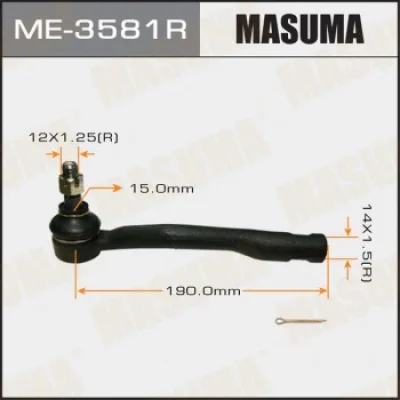 Наконечник поперечной рулевой тяги MASUMA ME-3581R