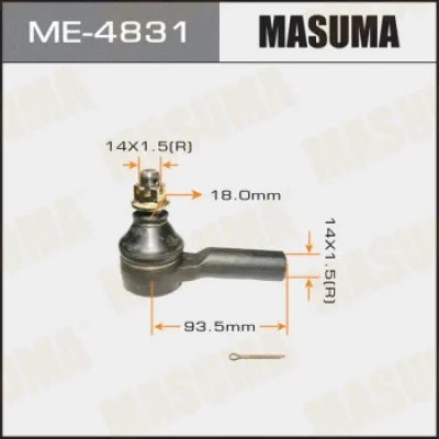 ME-4831 MASUMA Наконечник поперечной рулевой тяги