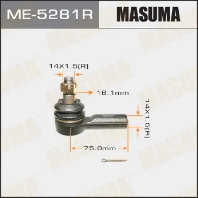 Наконечник поперечной рулевой тяги MASUMA ME-5281R
