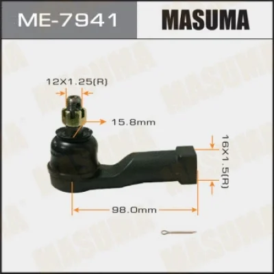 ME-7941 MASUMA Наконечник поперечной рулевой тяги