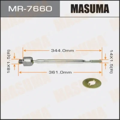 Осевой шарнир, рулевая тяга MASUMA MR-7660