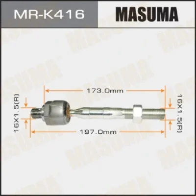 Осевой шарнир, рулевая тяга MASUMA MR-K416