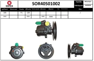 SOR40501002 EAI Гидравлический насос, рулевое управление