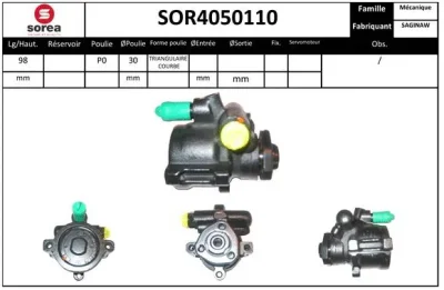 SOR4050110 EAI Гидравлический насос, рулевое управление