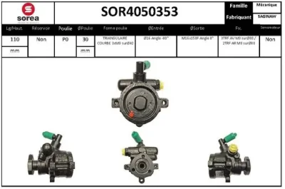SOR4050353 EAI Гидравлический насос, рулевое управление