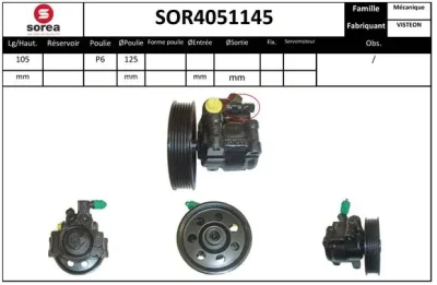 SOR4051145 EAI Гидравлический насос, рулевое управление
