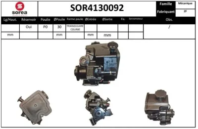 SOR4130092 EAI Гидравлический насос, рулевое управление