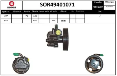 SOR49401071 EAI Гидравлический насос, рулевое управление