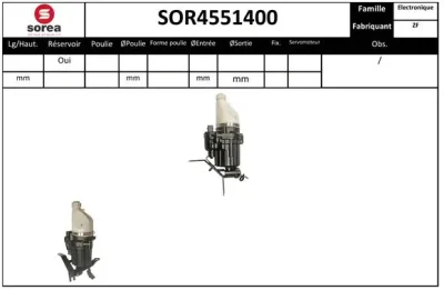 SOR4551400 SNRA Гидравлический насос, рулевое управление