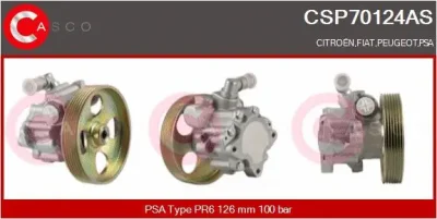 CSP70124AS CASCO Гидравлический насос, рулевое управление