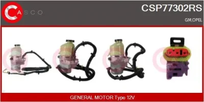 CSP77302RS CASCO Гидравлический насос, рулевое управление