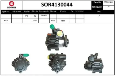 SOR4130044 SERA Гидравлический насос, рулевое управление