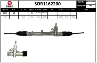 SOR1162200 EAI Рулевой механизм