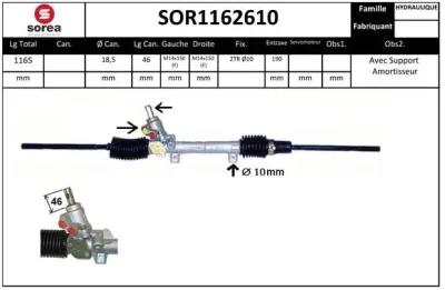 SOR1162610 EAI Рулевой механизм