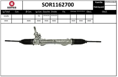 SOR1162700 EAI Рулевой механизм