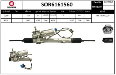 SOR6161560 EAI Рулевой механизм