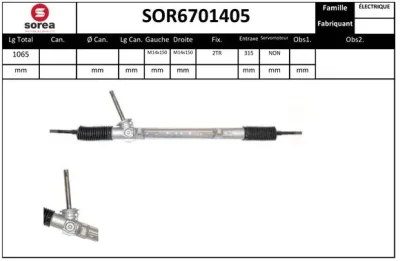 SOR6701405 EAI Рулевой механизм