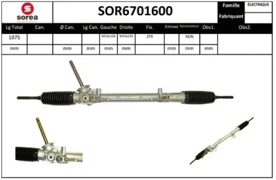 SOR6701600 EAI Рулевой механизм