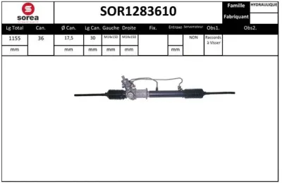 SOR1283610 SNRA Рулевой механизм
