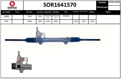 SOR1641570 SNRA Рулевой механизм