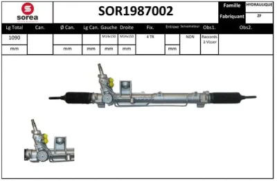 SOR1987002 SNRA Рулевой механизм