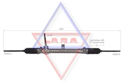 190048 LARA Рулевой механизм