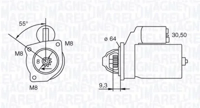 063103022010 MAGNETI MARELLI Стартер