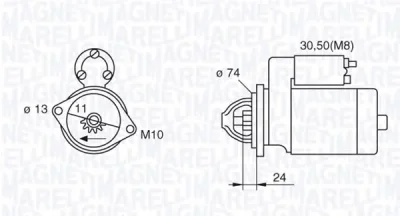 063280059010 MAGNETI MARELLI Стартер