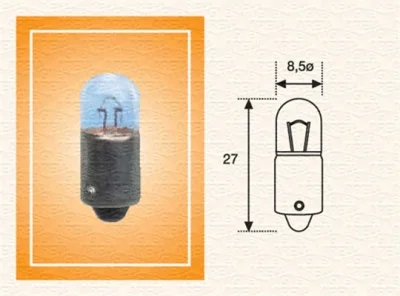 Лампа накаливания, фонарь указателя поворота MAGNETI MARELLI 002893100000