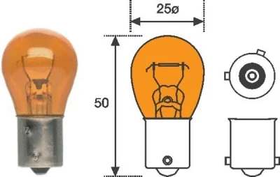 Лампа накаливания, фонарь указателя поворота MAGNETI MARELLI 008507100000