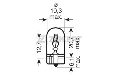 LP-1149 ZEKKERT Лампа накаливания, фонарь указателя поворота