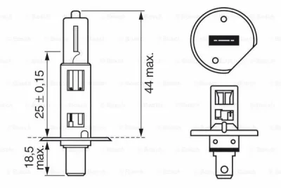 1 987 302 801 BOSCH Лампа накаливания, фара дальнего света