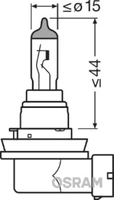Лампа накаливания, фара дальнего света OSRAM 64212-01B