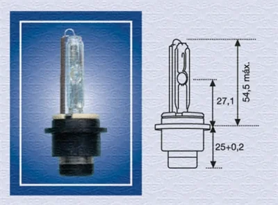 Лампа накаливания, фара дальнего света MAGNETI MARELLI 002541100000