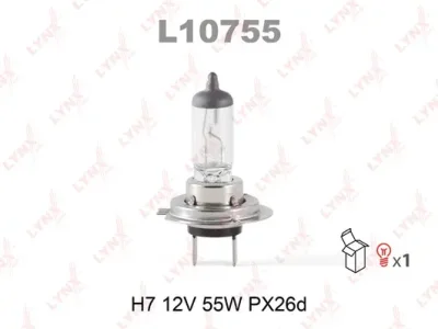 L10755 LYNXAUTO Лампа накаливания, фара дальнего света