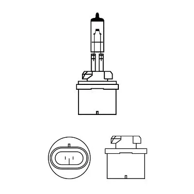 Лампа накаливания, противотуманная фара PHILIPS 12059C1