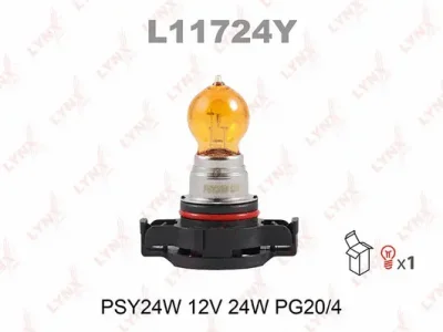 Лампа накаливания, противотуманная фара LYNXAUTO L11724Y