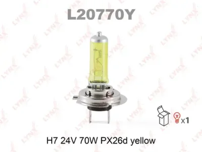 L20770Y LYNXAUTO Лампа накаливания, противотуманная фара
