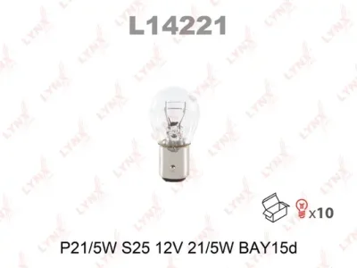 L14221 LYNXAUTO Лампа накаливания