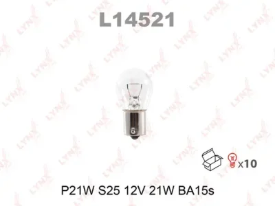 L14521 LYNXAUTO Лампа накаливания