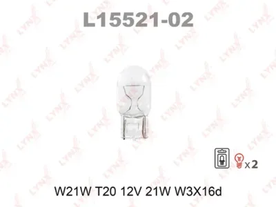 Лампа накаливания LYNXAUTO L15521-02
