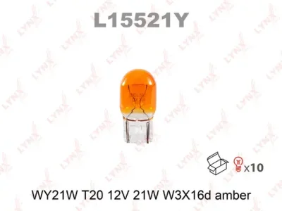 L15521Y LYNXAUTO Лампа накаливания
