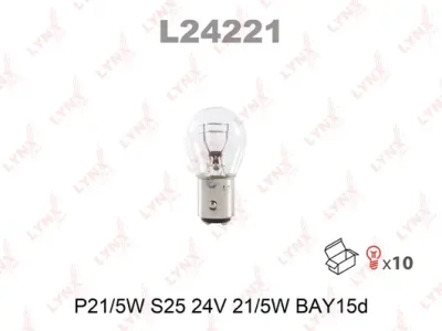 L24221 LYNXAUTO Лампа накаливания