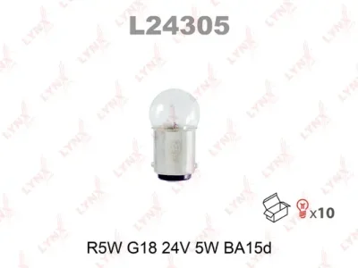 Лампа накаливания LYNXAUTO L24305